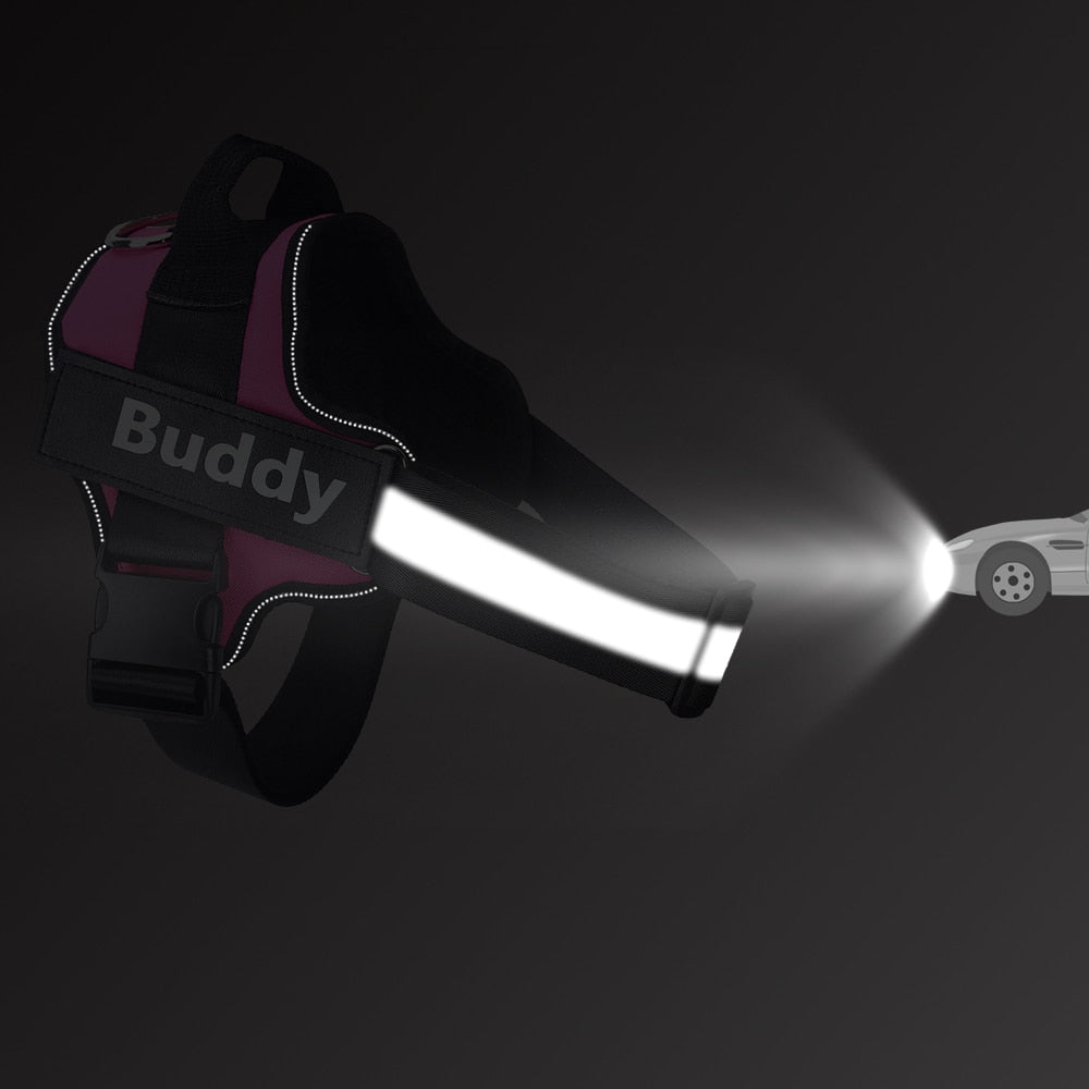 Custom Reflective Dog Harness