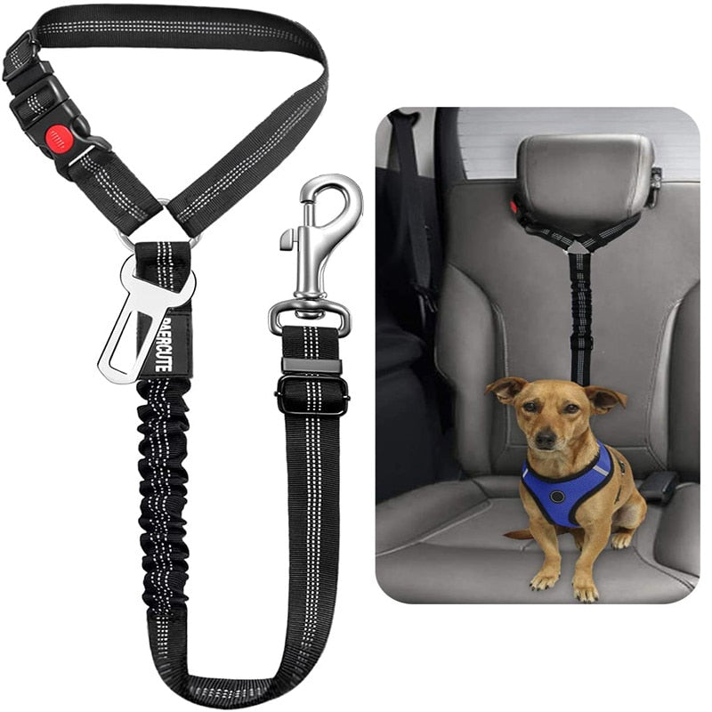 Two-In-One Dog Car Seat Belt